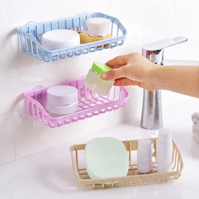 China Wholesale Viable Kitchen Bathroom Storage Organizer Sink Storage Drain Single Layer Rack for sale