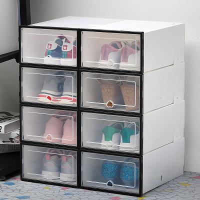 China Factory direct adjustable large size magnetic display acrylic shoe storage box shoe rack (the other) for sale