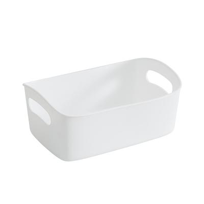 China Viable Medicine Desktop Storage Box Kitchen Basket Sundries Storage Plastic Storage Containers With Handle for sale