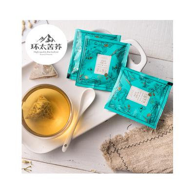 China HuanTai Low Fat Direct Wholesale Buckwheat Tea Bags Detox Organic Herbal Flavor Slimming Tea Detox Tea Private Label for sale