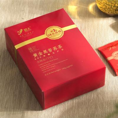 China Free Sample 180g Sichuan Huantai Golden Grade Pure Natural Whole Herb Gold Buckwheat Black Buckwheat Tea for sale