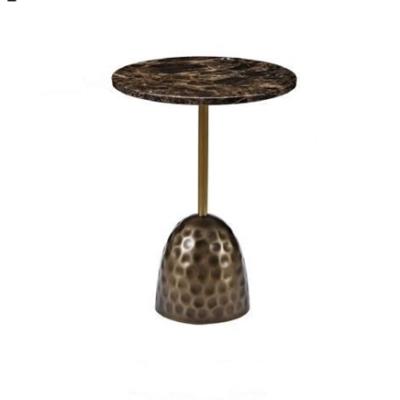 China Good Quality Hotel Modern Fashionable Bedroom Round Metal Sid Tables for sale