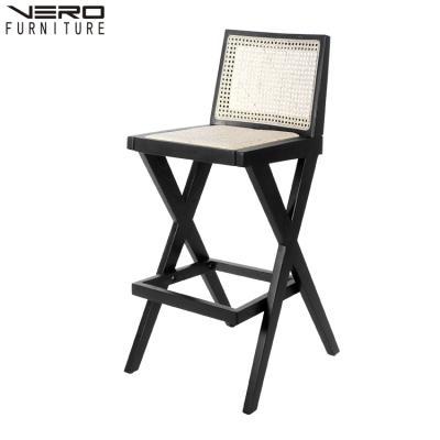 China Modern Design High Bar Chair High Bar Rattan Classic Hot Sale Chair for sale