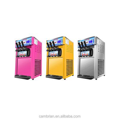 China Table Top Food Grade Stainless Steel Soft Ice Cream Making Machine Ice Cream Machine for sale