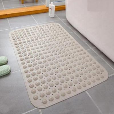 China Customized Durable Water Proof Skid Bath Toilet Shower Solid Protection Anti Slip Non Slip PVC Bathroom Mat for sale