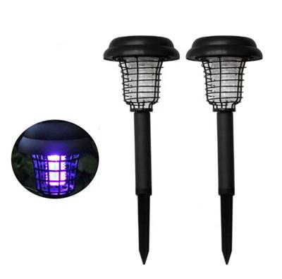 China Eco-friendly Materials Waterproof Solar Power Solar Bug Zapper Mosquito Killer Led Lamp For Outdoor for sale