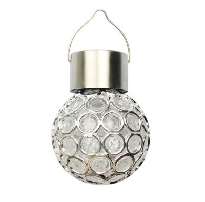 China Modern Solar Crystal Decorative Lights, Waterproof LED Table Ball Hang Lamp Garden Outdoor Hang Lamp for sale