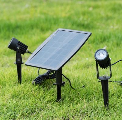 China Eco-friendly Materials Outdoor Solar Garden Lighting Led Spotlight Lawn Lamp 2w Led Mini Spot Light for sale