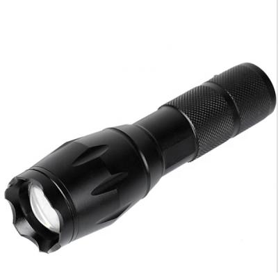 China Emergency 10w XmlT6 LED Graphite Manual Rechargeable Flashlight for sale