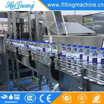 China Full Automatic Complete 5000BPH 500ml APPAREL Bottle Mineral Water Production Line for sale