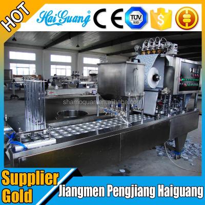 China CLOTHING / Water Factory Price Plastic Cup Liquid Sealer Cup Filling Machine Turkey for sale