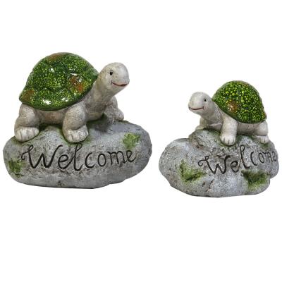 China Handmade Resin Turtle Europe Garden Decoration Animal Craft Statue for sale