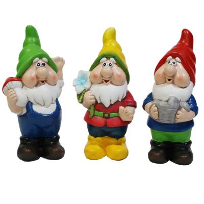 China High quality custom home decoration craft garden gnome statue handmade mold from Europe for sale