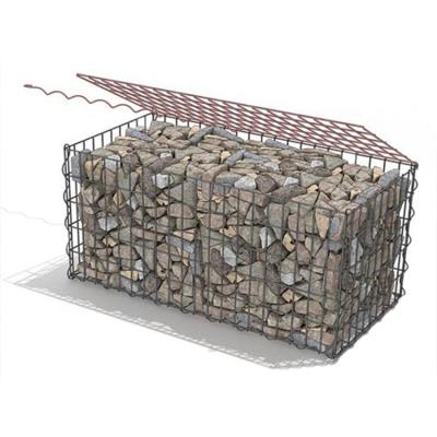 China Standard Welded Gabions Gabion Box Basket 50x50 Retaining Wall for sale