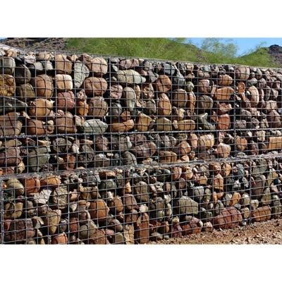 China Gabions Galvanized Screen For Gabion Retaining Wall Iron Wire Mesh Gabion Cage for sale