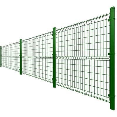 China Easily Assembled Curvy Top 3d Mesh Metal 6 Gauge Welded Wire Mesh Fence Panels for sale