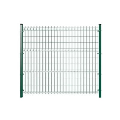 China Easily Assembled Commercial Galvanized Steel Welded 3d Curved Wire Mesh Fence for sale