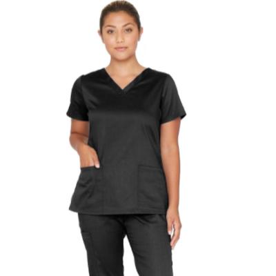 China Washable/Breathable/Antimicrobial Scrub Set For Women Slim V-Neck Nursing Scrub Top And Skinny Cargo Scrub Uniforms Sets Pants for sale