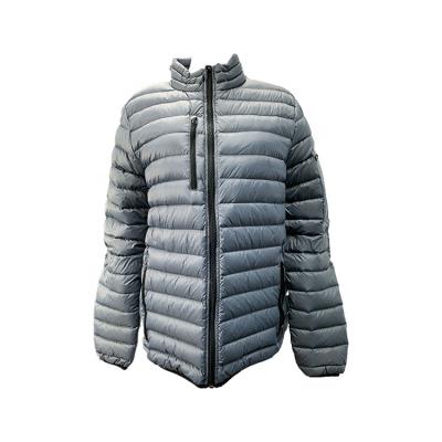 China Breathable Down Jacket Without Real Fur No Hood For Winter Warm Gray Woman Nylon Jackets Tops Coat for sale