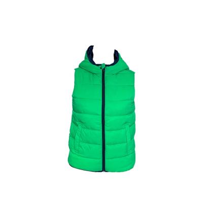 China Breathable Women Winter Jackets Baby Kid Girls Down Jackets Down Vests Down Coats Green for sale