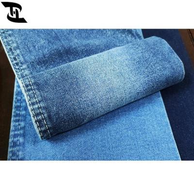 China Blue Denim Fabric 70% Shrink-Resistant Cotton With 2%spandex YHW8103 for sale