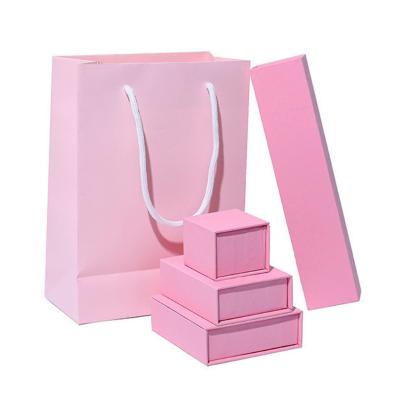 China Logo Design Wholesale Personalized Packaging Disposable Custom Box Recycled Jewelry Gift Box For Sale for sale