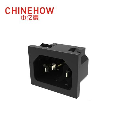 China IEC safe AC power inlet electrical switch and socket for sale