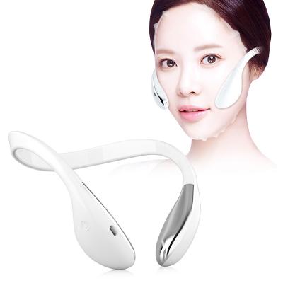 China Blood Vessels Removal EMS Vibration Skin Firmness Massage Face Lift Beauty Micro Current Ultrasonic Facial Equipment With Mask Use for sale