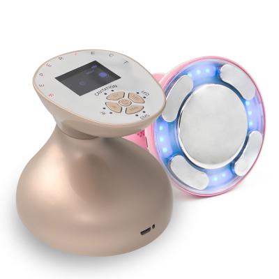 China Skin Revitalizer Home Use Led EMS RF Resume Ultrasonic Weight Lose Body Massage Slimming Beauty Device for sale