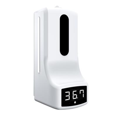 China K9 1000ML Automatic Gel Hand Sanitizer Soap Dispenser With All Mounted Thermometer K9 for sale