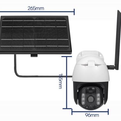 China Built-in Siren 3G 4G Solar Camera Built-in Siren 3G 4G Fast Start Wifi PTZ Low Power Consumption Fast Start PIR Wireless CCTV Outdoor IP Camera for sale