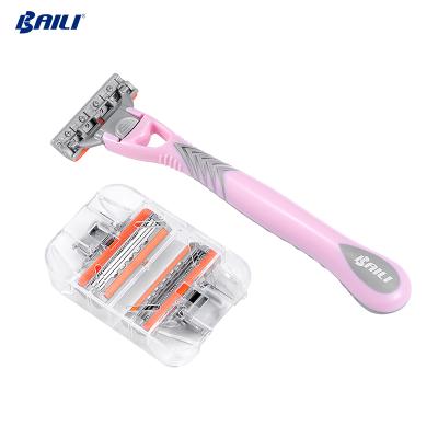 China Triple Blade Customized Private Label 3 Blade System Razors OEM Safety Razor Blades for sale