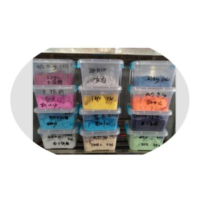 China Educational plays new colors magic sand, beach sand for sale