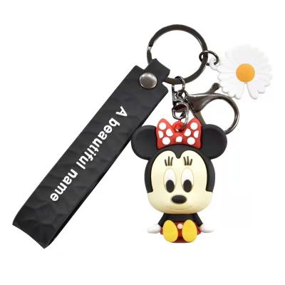 China Cute Mickey Mouse Cartoon Mouse Car Pendant Toy Bag Key Chain for sale