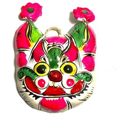 China Auspicious Hanging Traditional Folk Kaolin Sculpture Tiger Handicraft With Chinese Characteristics for sale