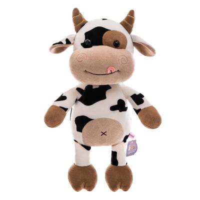 China New year of the ox mascot soft toy 2021, hobby cow doll plush toy for sale