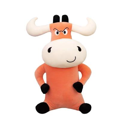 China stuffed & New Plush Creative Toy Year Of The Ox Mascot Doll Bull Plush Cute Fighting Toy, Company Annual Meeting Event Gift for sale