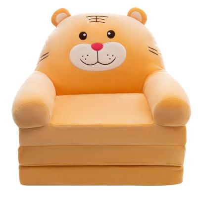 China 2021 Baby Seat Living Room Bedroom Mini Stuffed Foldable Plush Children Sofa Back Chair Cute Decoration Cartoon for sale