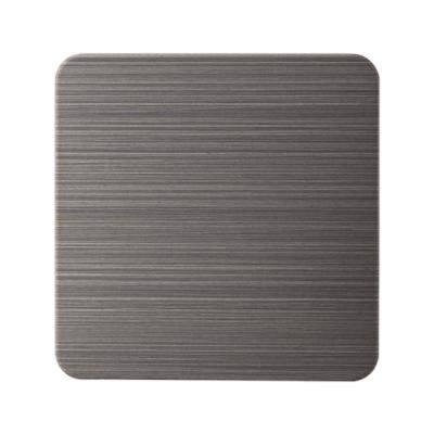 China House Building Aisi 316l 1mm 1.2mm Hairline Stainless Steel Color Brushed Sheet Plates For Decoration for sale