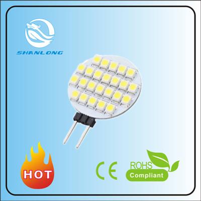 China 1.5v Silicone Led Light Bulb 24 Pieces SMD 3014 LED G4 2-2.5W 180-200LM 2800-3200K Warm White Light Spot Bulb (12V) for sale