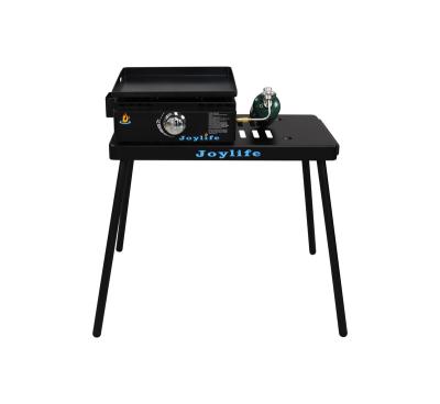 China Easily Assembled High Quality Commercial Freestanding Stainless Steel Gas Barbecue Griddle Stove for sale