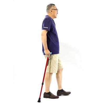 China Latest design reliable universal non-slip telescopic medical crutch quadruped canes for sale