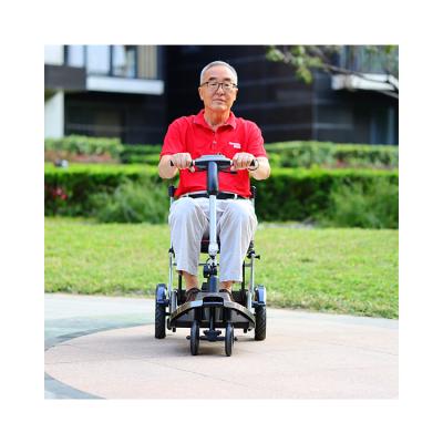 China Lightweight And Small And Easy To Carry Aluminum Alloy 3 Wheel Folding Elder Electric Power Mobility Scooter for sale