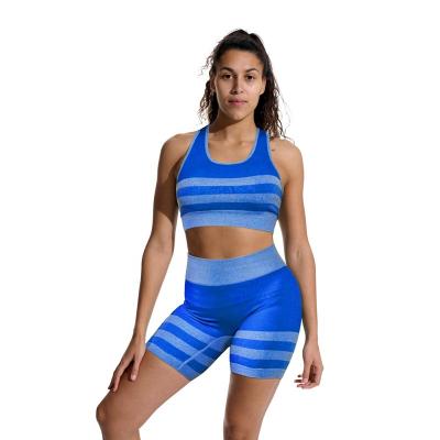 China Breathable Sexy High Waist Shorts Clothes Wholesale Gym Leisure Suit Dry Faster Yoga Fitness Set for sale