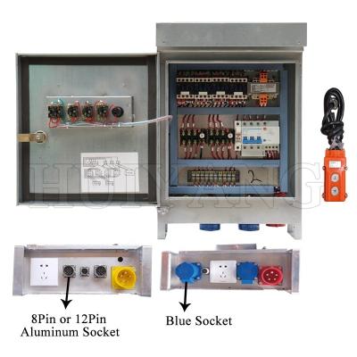 China Huiyang ZLP800 Q235 Steel Suspended Platform Electric Control Box Cabinet Electrical Panel for sale