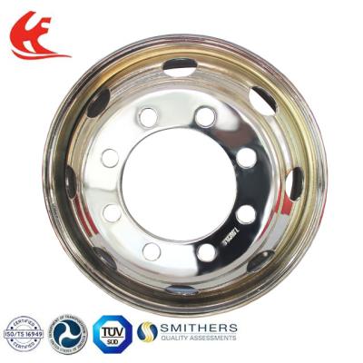 China Factory direct sales high quality lightweight truck and trailer wheel 24 inch truck rims otr 22.5*7.50 wheels new for sale