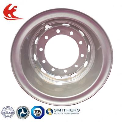 China Steel Truck Wheel Rim 7.50-20 Steel Rim For 10.00r20 Tire for sale