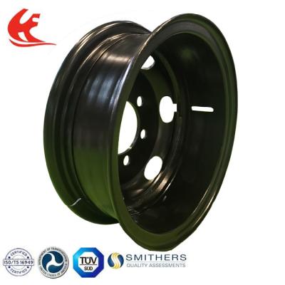 China China Steel Factory Direct Sales 6.5-20 Pipe Shaped Steel Rim Made Wheel for sale