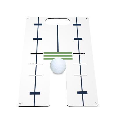 China Customized Golf Steel Practice Mirror, Golf Putting Mirror, Golf Alignment Training Aid BJ07 for sale