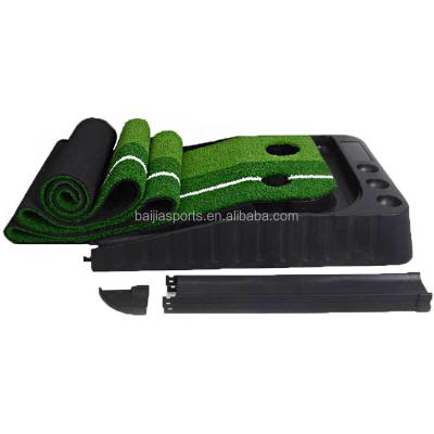 China Mini Golf Putting Mat with Automatic Ball Return 2M for sale